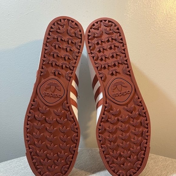 Adidas Samoa White Red Athletic Sneaker Men’s Shoe Size 11 JQ0045 - Picture 6 of 11